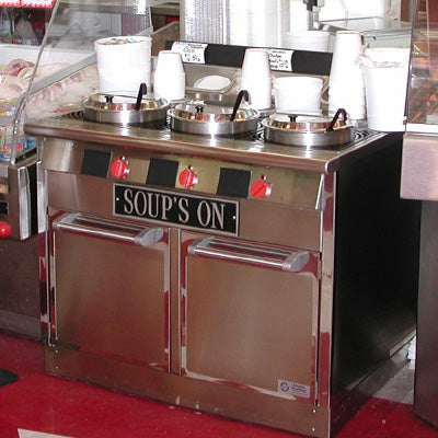 Custom Narrow Soup Bar Built To Fit YOUR Existing Space