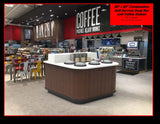 Custom 60" Square Soup Bar and Condiment Station
