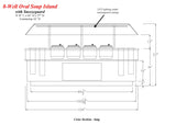 SoupBarsOnline.com - Custom 104" 8-Well Oval Soup Bar with Canopy