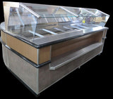 SW9636-O Round Soup Bar Back-To-Back with Salad Bar